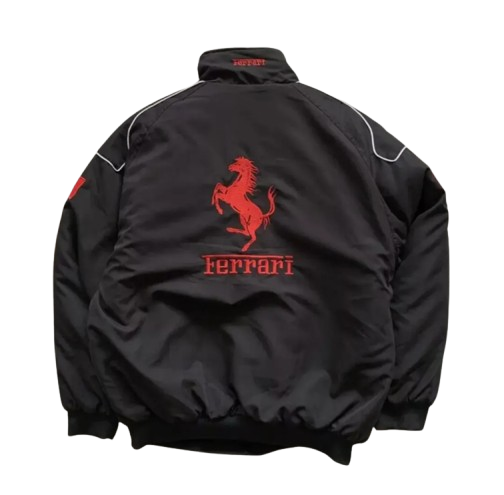 Black Ferrari Vintage Jacket