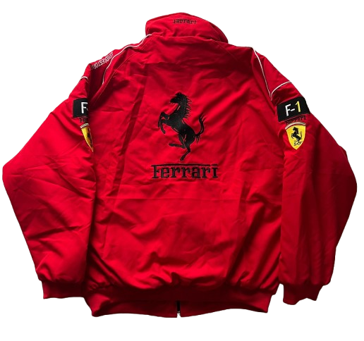 Red Ferrari Vintage Jacket