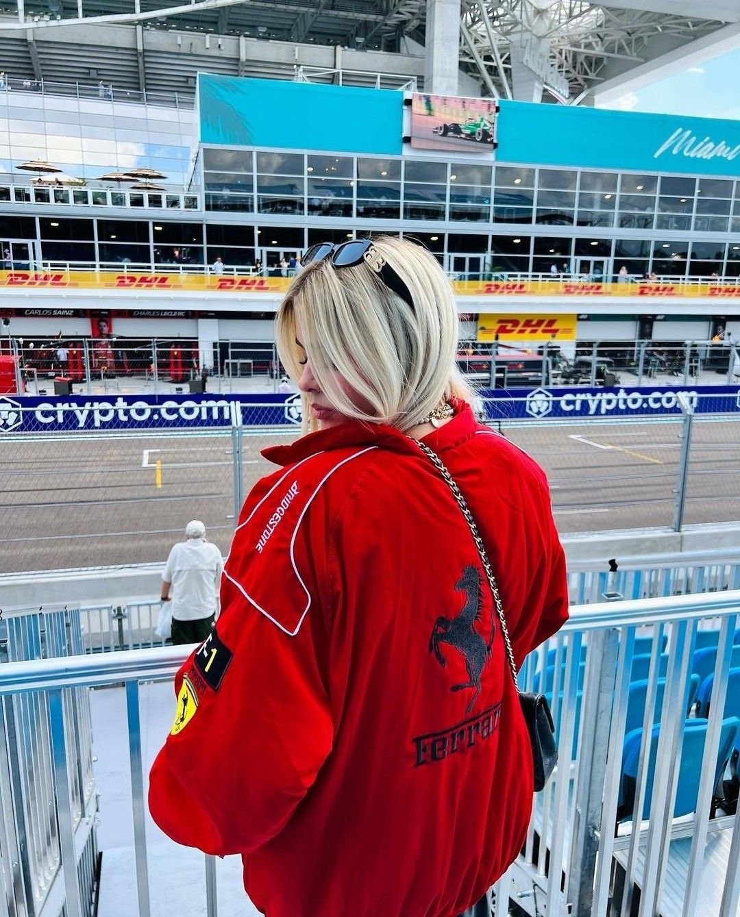Red Ferrari Vintage Jacket