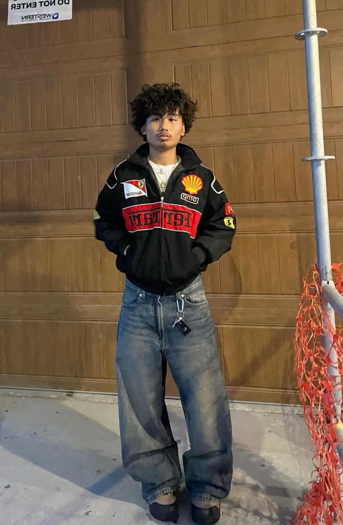 Black Ferrari Vintage Jacket